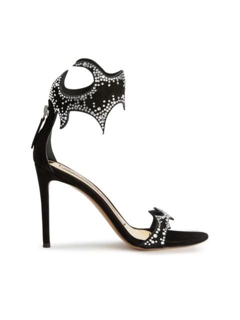 Betsy 105mm crystal-embellished sandals