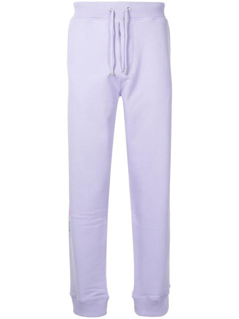 3D logo cotton track pants