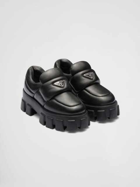 Soft padded nappa leather loafers