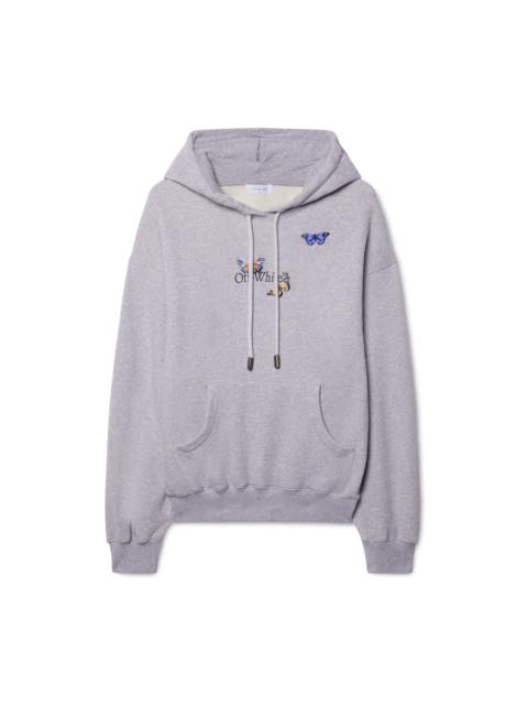 Gray Bookish Butterfly Hoodie