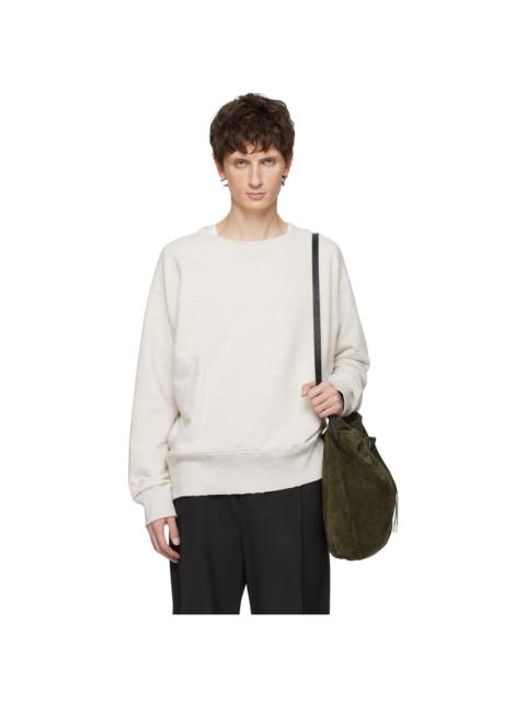Beige Cotton Sweatshirt