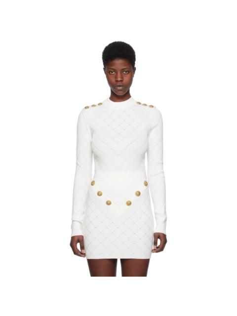 White Cutout Bodysuit