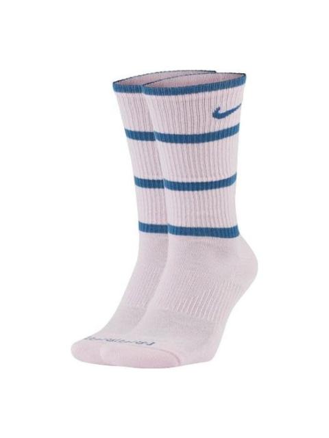 Nike Unisex Everyday Plus Cushioned Sports Socks 2 Packs Pink DC3534-663