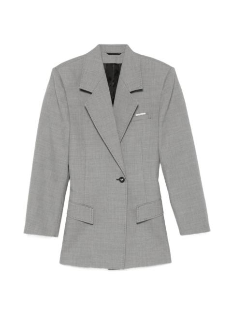 single-breasted blazer