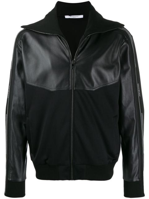zipped bomber jacket