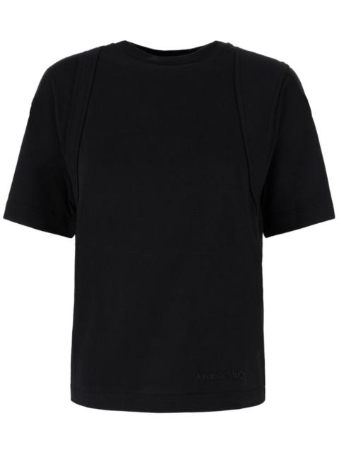 embroidered-logo t-shirt