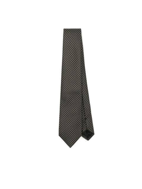 patterned-jacquard tie