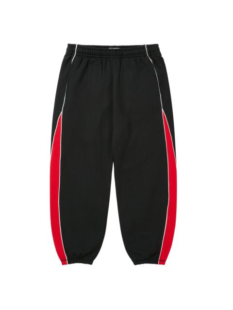 COURTSIDE JOGGER BLACK / TRUEST RED