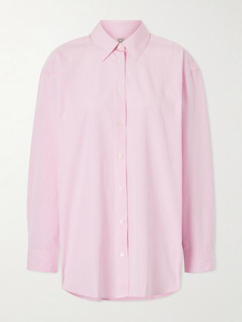 Striped Organic Cotton-poplin Shirt