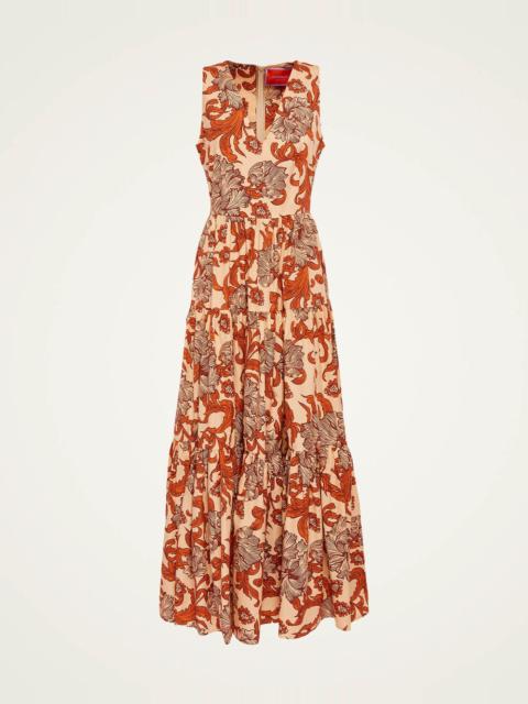 Sleeveless Big Dress V-Neck