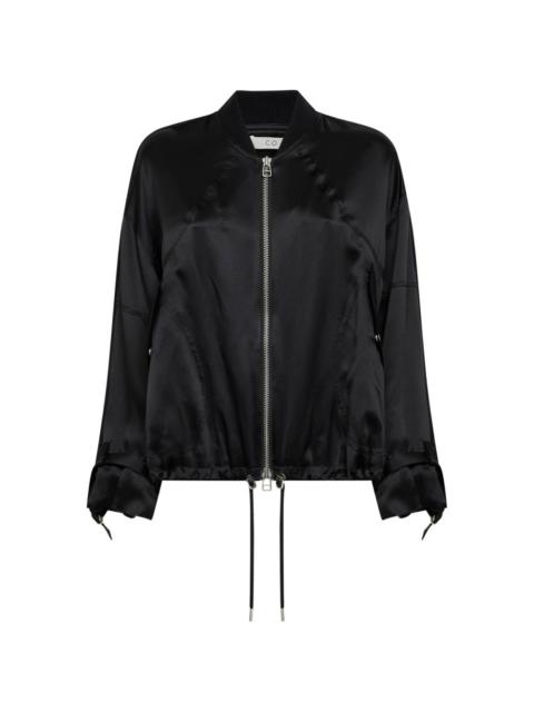 drawstrings-hem jacket
