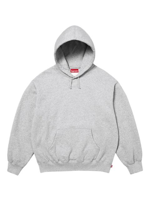 logo appliqué hoodie