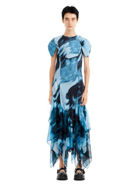 NAVY MELTING BLOOM HILLARY DRESS