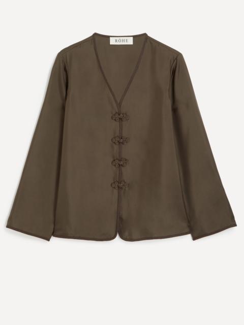 Pankou Closure Silk Top