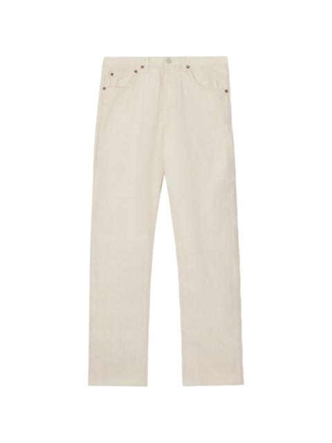 933 Barney copper-rivets stitching jeans