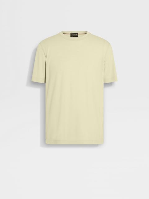 LIGHT YELLOW VELLUS AUREUM T-SHIRT