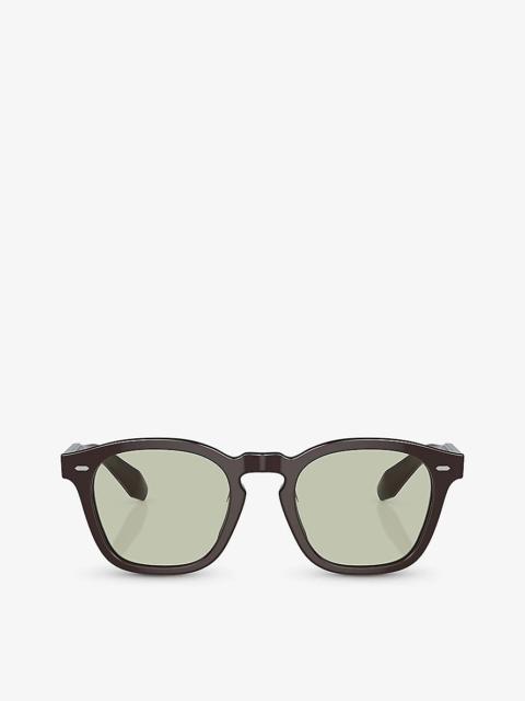 OV5527U pillow-frame acetate optical glasses