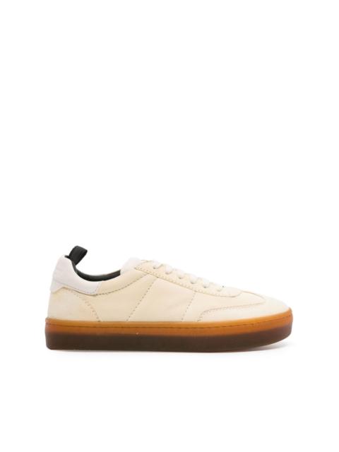 Kombined 101 leather sneakers