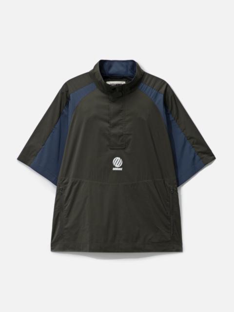 SHORT SLEEVE PANELLED WIND SHIRT