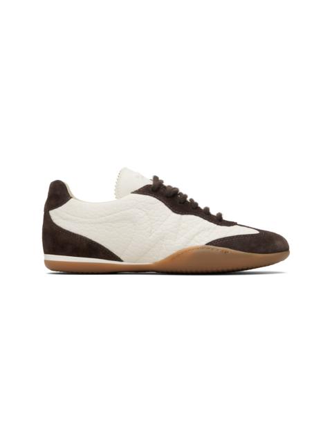 White & Brown Wkalancia Sneakers