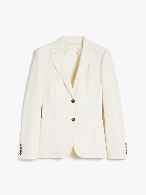 ABETAIA Fitted cotton blazer