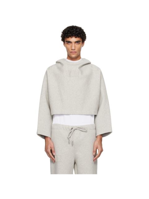 Gray 'The Embossed Gaultier' Hoodie
