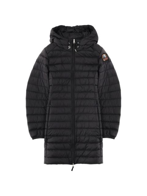 hooded padded coat