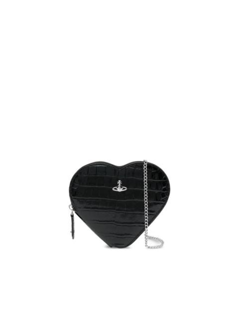 heart-shape crossbody bag