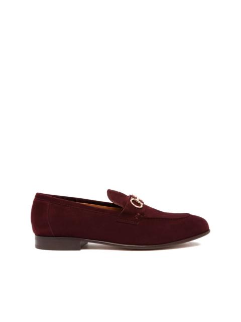 Gancini-buckle loafers