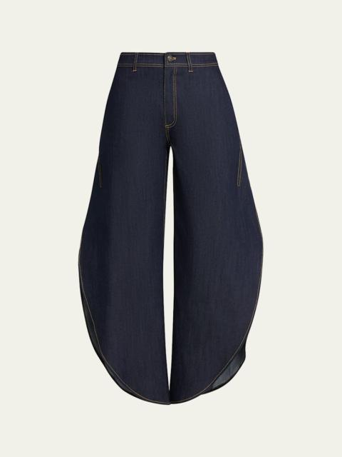 Hannah Denim Tulip Pants