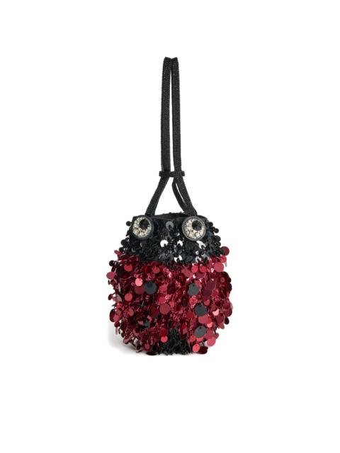 Ladybird sequin bucket bag