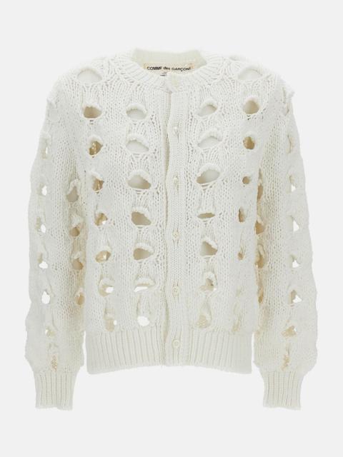 Short Openwork Cardigan