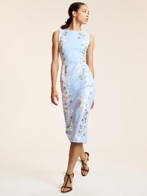 Sleeveless Bonded Midi Dress