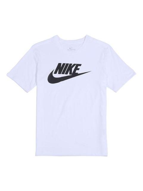 Nike Sportswear Classical Logo Printed TEE Men White AR5005-101