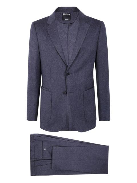 two-button wool suit
