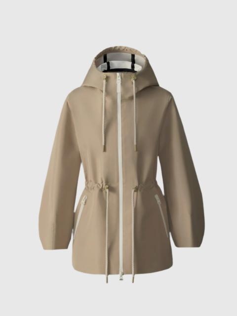 KALEA-ZZ Technical Rain Jacket with Drawcord Waist