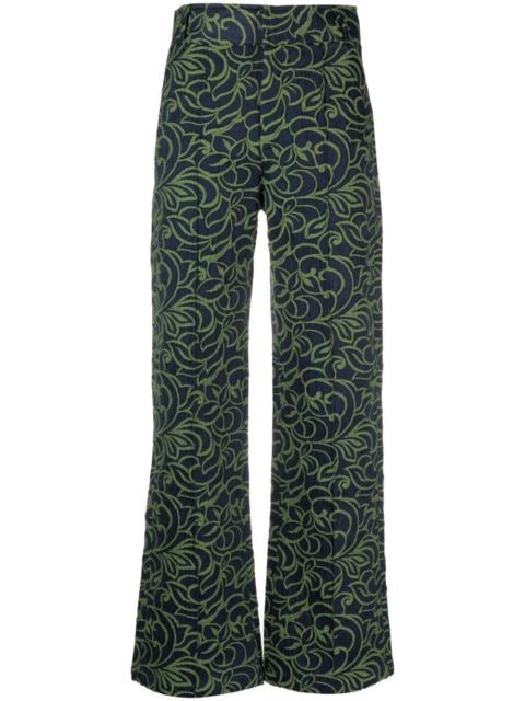 Yoshitomo jacquard trousers