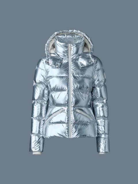 MADALYN-M Metallic laminate down jacket