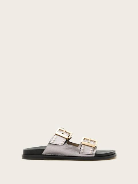 MAGDA STUDDED LEATHER SANDALS