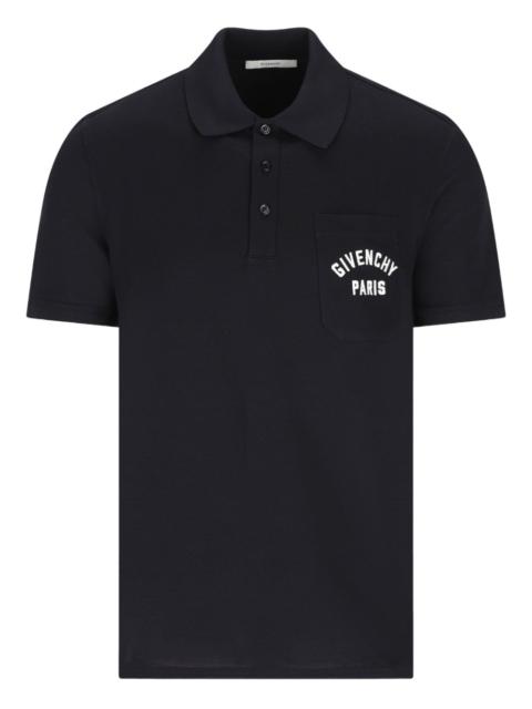 logo polo shirt