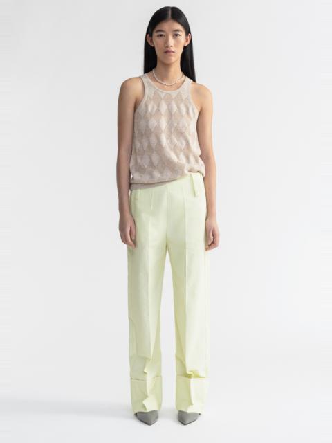 CHIP
Wide cuffed poplin pants