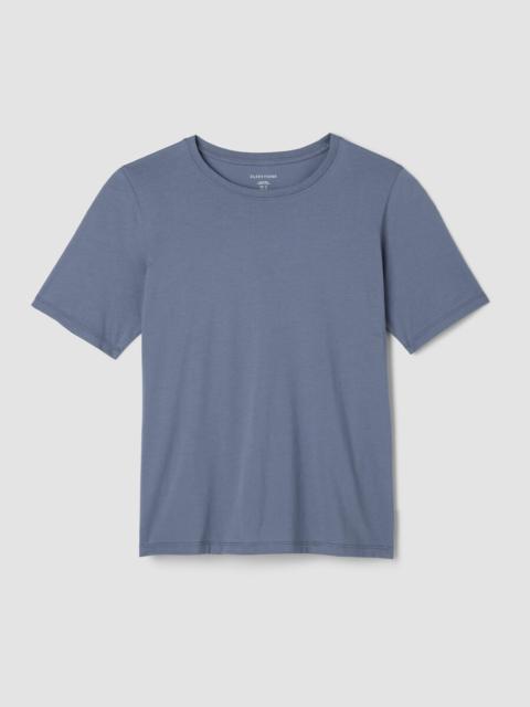 Organic Pima Cotton Jersey Round Neck Tee
