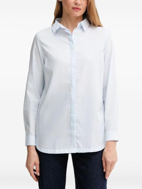 striped collared top