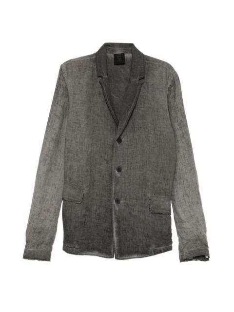 linen button-up jacket