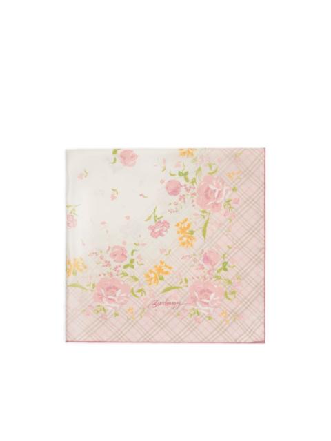 Garden Party silk scarf