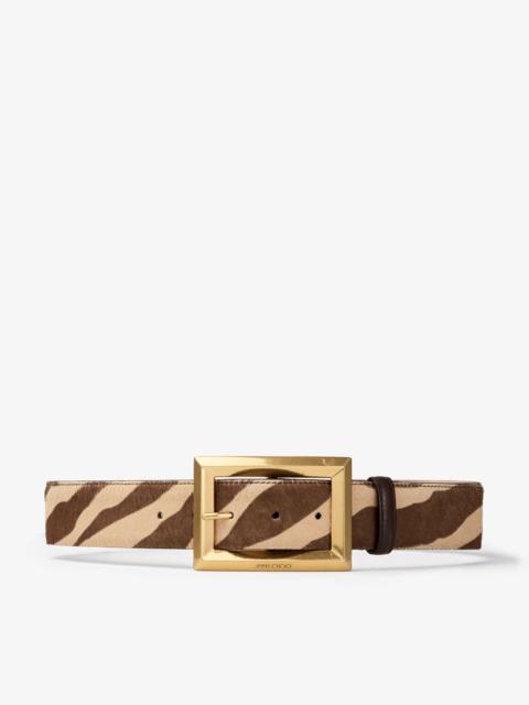 Arlie
Natural Zebra Printed Pony Belt