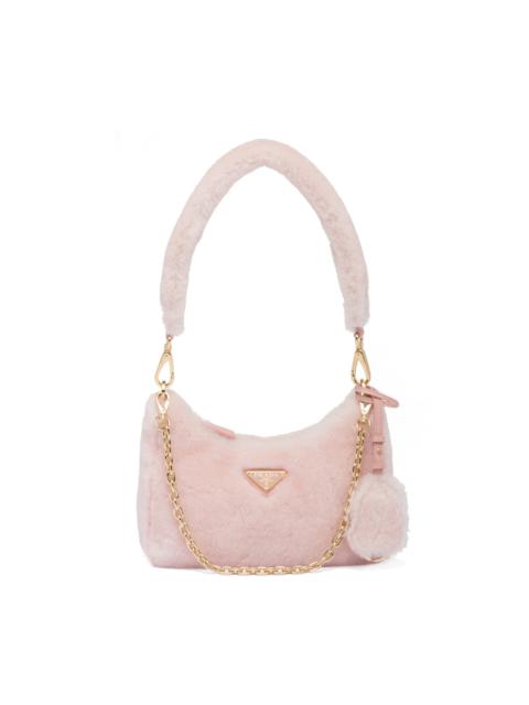 Shearling Mini Bag pink