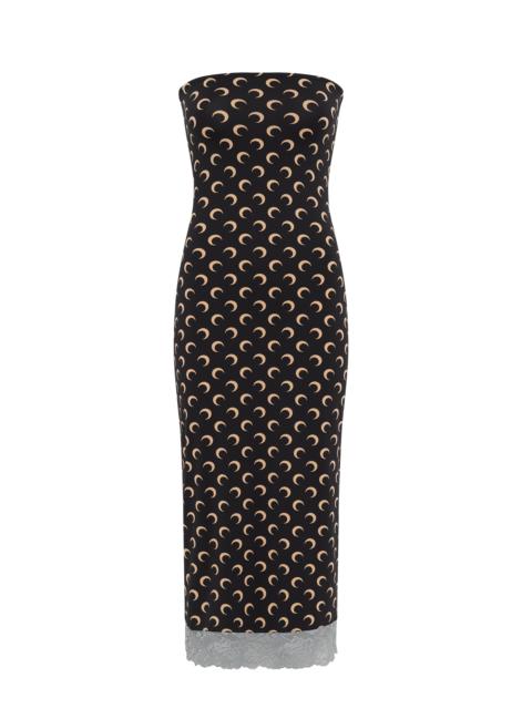 Recycled Moon Jersey Bustier Dress