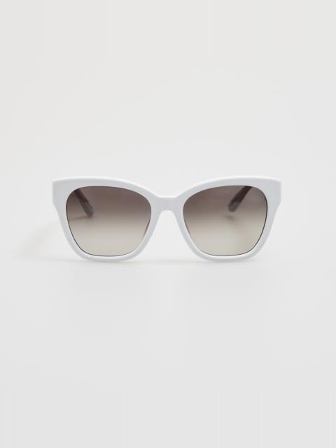 Tamara Cat Eye Sunglasses in White