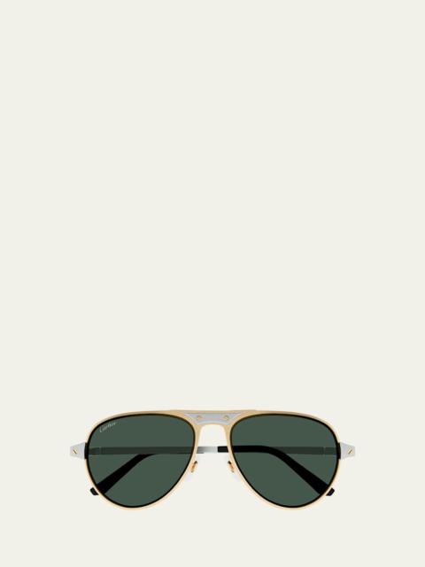 Men's CT0533SM Metal Aviator Sunglasses